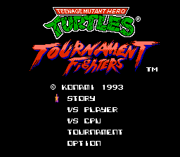 (E) Teenage Mutant Hero Turtles - Tournament Fighters